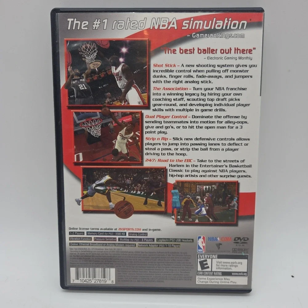 NBA 2K6 PlayStation 2 PS2 Complete With Booklet